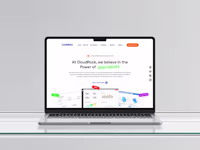 CloudRock Technologies Website Design