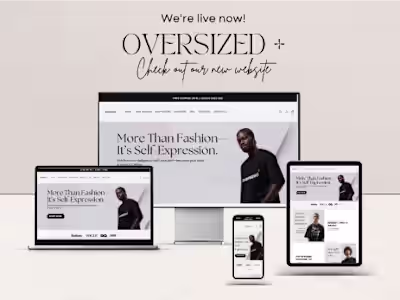  Oversized+ (Custom Product Configurator)