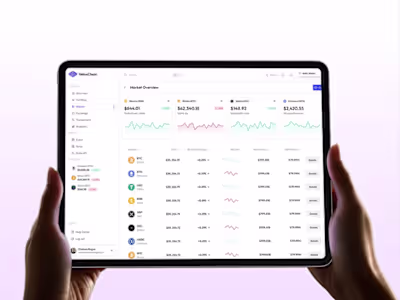 A sleek and data-driven crypto
