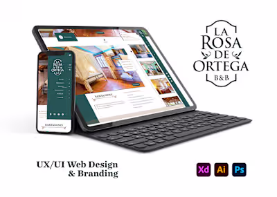 Sitio web B&B La Rosa de Ortega. :: Behance