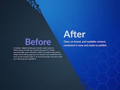Content Editing Copywriting – Before/After