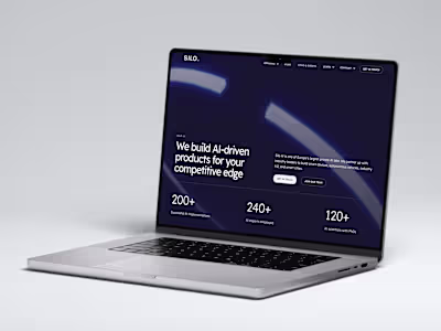 Silo AI - Website redesign Webflow development