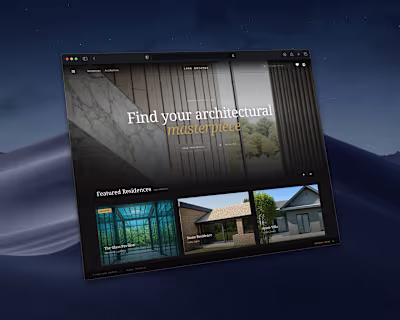 Lux Estates: Editorial Product Design for High-Value Real Estate