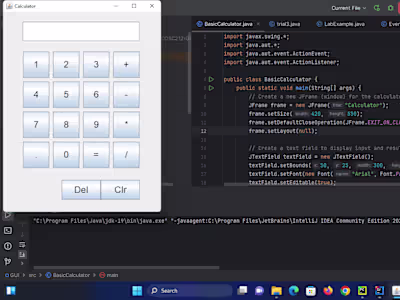 Java Based Calculator with GUI