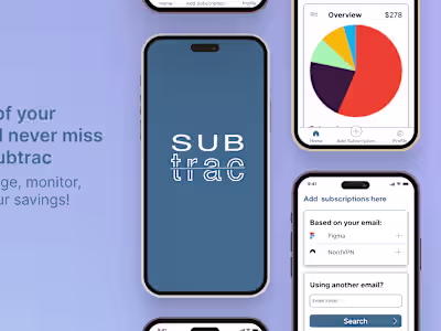 Subtrac - track your subscriptions instantly!