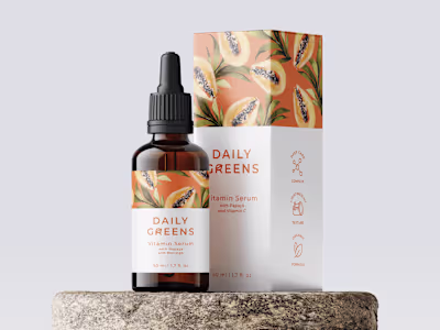 Daily Greens Skincare Branding