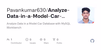 Analyze-Data-in-a-Model-Car-Database-