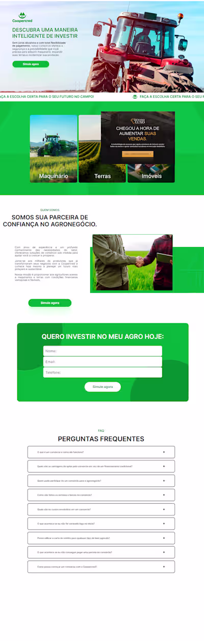 Credit Company - Landing Page Design Development |Implementation