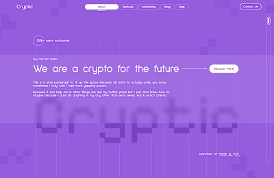 Cryptic - A crypto for the future