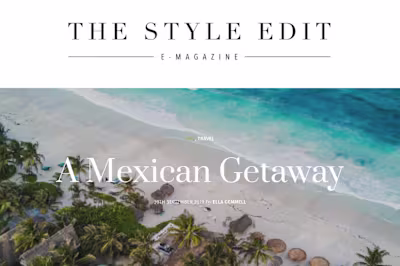 Travel Article - A Mexican Getaway