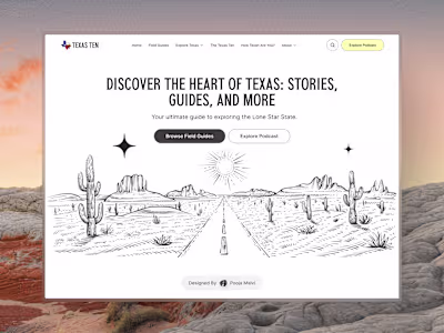 Texas Ten - Web Design