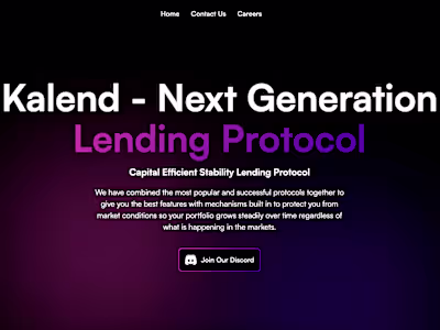 Kalend - Next Generation Lending Protocol
