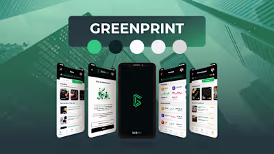 UI/UX Design for Greenprint Financial App
