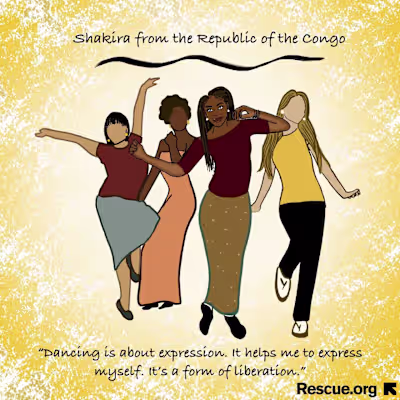 Illustrating Refugee Stories for IRC in Lesvos