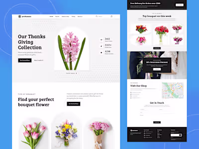 ProFlowers landing page.
