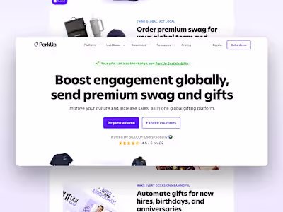 Perkup Website Redesign, Migration and SEO Enhancement