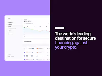 Designing a crypto lending app that raised $5m