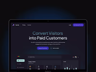 SPEEDY LANDING PAGE