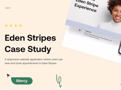 Website Design for Eden Stripe