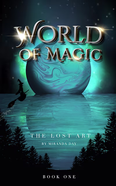 Illustrated Book Cover Design for a Fantasy Novel