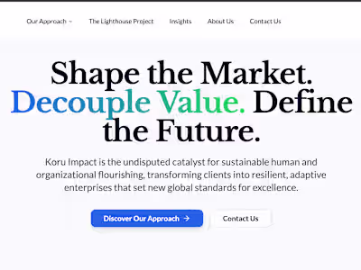 Koru Impact Enterprise SaaS Platform with AI Integration