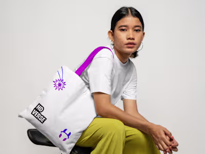 HD Verse Logo and Brand Identity Design