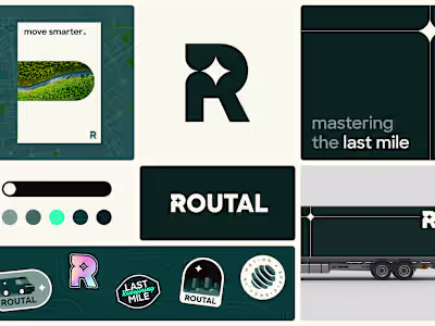 Routal brand identity