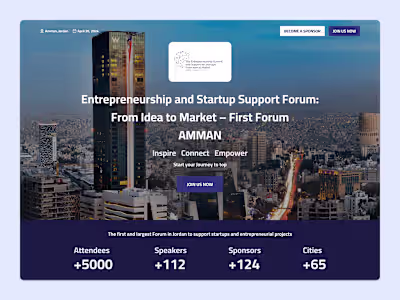 Entrepreneurship and Startup Support Forum