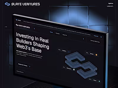 Slate Ventures - Web3 Investment

We