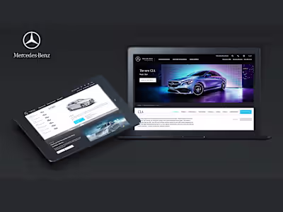 Mercedes-Benz Website Redesign Concept