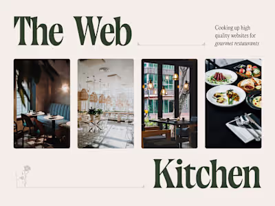 Meet Web Kitchen (https://thewebkitchen.co/), a creative stu...