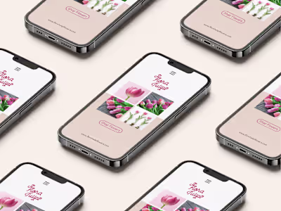 Flora Tulip | Flower Shop Brand Identity