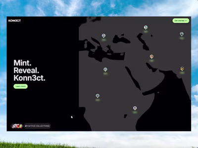 Landing page animation for Konn3ct. Hero text reveal -- Svg ...