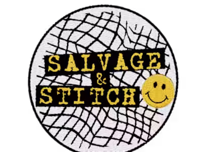 Salvage and Stitch logo branding 