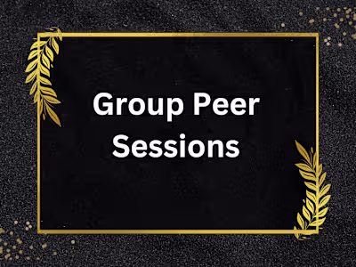 Peer Group Sessions