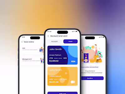 Mobile App Design for Banking App