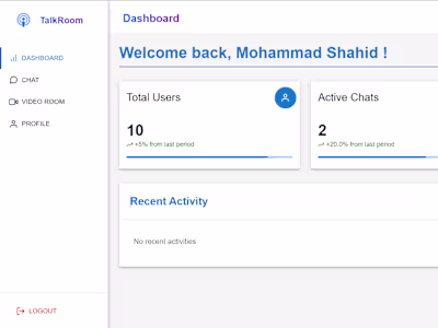 TalkRoom 🗨️ - Real Time Chat Application