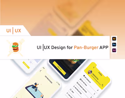 Burger App on Behance