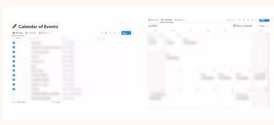 Calendar Management and Tasks Tracker