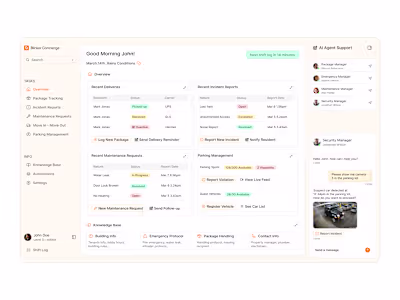 Blinker Concierge - Dashboard Design