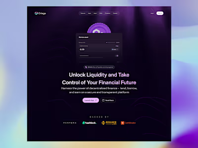 Designing Financial Freedom in Decentralized Finance for Ortega