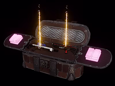 Game Ready Concept Rifle - Borderlands