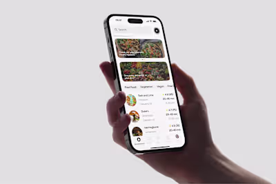 Tadam : Food delivery app