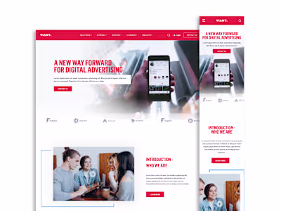 VIANT - Website UI/UX Design