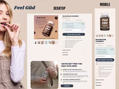 Feel Gud | Mushroom Gummies PDP