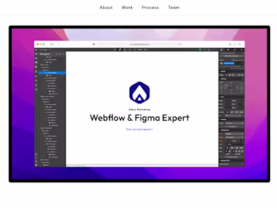 Alexo Marketing UI/UX Design & Webflow Development 