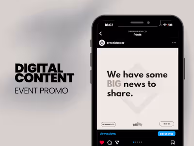 Event Promo Content