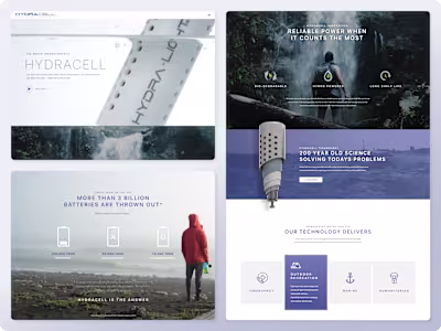 Hydracell Website Design