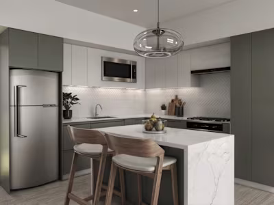Serene Olive Kitchen