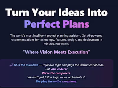 SymphonyAI: AI-Powered Project Builder